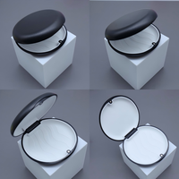 Boîte à prothèses dentaires en plastique avec logo personnalisé, boîte colorée pour appareil orthodontique et gouttière de rétention, étui écologique pour rétention