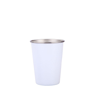 Gobelets en acier inoxydable personnalisés avec logo SFB31 716, gobelets en métal en vrac, revêtement poudré, mug à café ou à bière pour cadeau promotionnel - Product Image 1