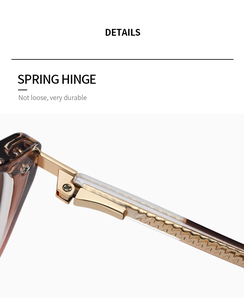 82278 Cat-Eye TR90フレーム新しい超軽量メガネ工場シンプルで多彩な女性用CPプラグインアンチブルーライトメガネフレーム - Product Image 5