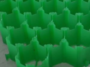 Ssunsbuild แผ่นปูหญ้า HDPE Geogrids แผ่นเสริมความแข็งแรงสำหรับที่จอดรถและใช้ในสวน - Product Image 2