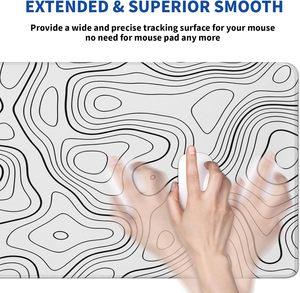 Tùy chỉnh lớn 31.5x11.8 Chuột chơi game pad 3mm dày cao su chống trượt bàn phím & chuột bàn Pad - Product Image 5