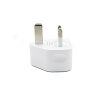 Adaptateur de chargeur mural portable USB double port 5V2A 10W avec prise UK 3 broches, prix d'usine, pour iPhone Samsung
