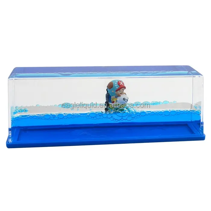 Le One Piece Souvenir Cadeaux Flottant Bateau Pirate Modèle Jouets Maison Bureau Ornement Bateau De Croisière Décoration Fluide Dérive Bouteille