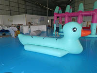 Tube gonflable de canard remorquable/bateau banane remorquable à l'eau/bateau banane de neige remorquable pour enfants et adultes