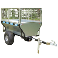 500KGS ATV Remorque de transport de jardin remorquable pour utilisation de jardin