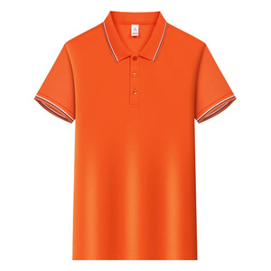 Custom Made Ice Silk <b>Polo</b> Shirt Quick Dry Short Sleeve Solid Color Men's Summer Work Wear - Product Image 4