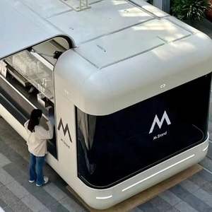 Moderner Outdoor-Pavillon aus Stahl für Kaffee- und Hotdog-Stände – Wasserdicht und Einkaufszentrum-freundlich – Bestseller 2025 - Product Image 3