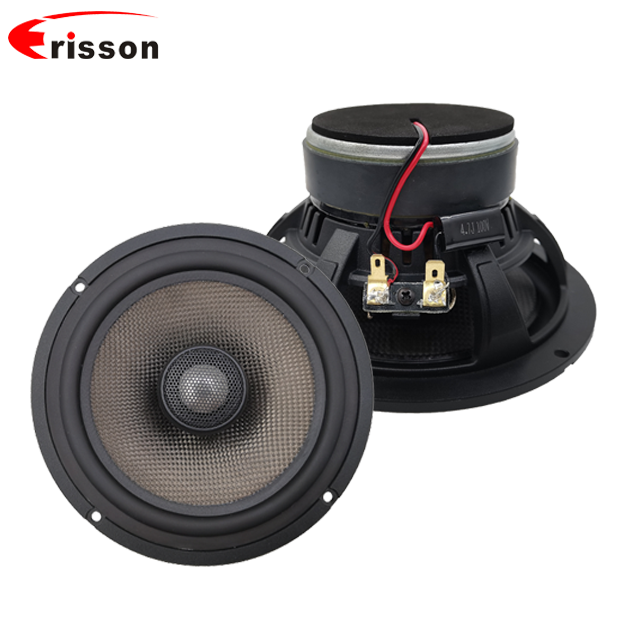 OEM Supplier 6.5 Inch Carbon Cone Coaxial Car Audio Speaker & Horn 200W 2 Way 65 Full Range Aluminum Iron Steel Tweeter