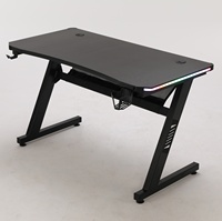 Table de jeux électronique moderne, ordinateur portable, avec lumière LED, pour jeux, ordinateur de bureau, course, RGB, nouvelle collection