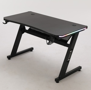 Table de jeux électronique moderne, ordinateur portable, avec lumière LED, pour jeux, ordinateur de bureau, course, RGB, nouvelle collection - Product Image 3