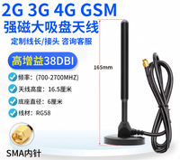 Antena de Plástico 4G con Cable Conector SMA Macho