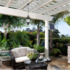 Lustre américain étanche Couloir extérieur Balcon Plafonnier Cour Porche <span class=keywords><strong>Tonnelle</strong></span> Salle extérieure Énergie solaire - Product Image 2