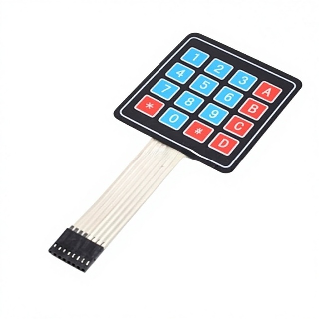 Membrane Keyboard 4*4 Matrix Keyboard Single Chip Microcomputer External Expansion Keyboard