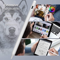 Lápiz Óptico Activo Recargable de Alta Precisión, Negro Mate Oxidado, Blanco, para Tabletas Ksentry, iPad, Surface, Macbook Pro