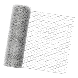 Grillage de jardin durable en rouleau, en fil métallique argenté, pour clôture de poulailler, parterres de fleurs et animaux domestiques - Product Image 2