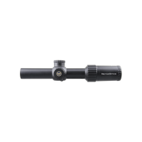Lunette de tir Vector Optics Tauron 1-6x24 LPVO en aluminium, monocylindre de 30 mm, BDC avec 6 niveaux d'éclairage rouge pour une utilisation au lever et au coucher du soleil