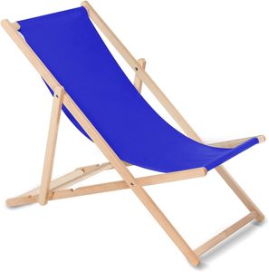 Hot Tumbona Sling clásico plegable de madera imagen completa impresa silla de madera de playa