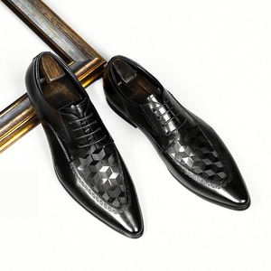 Bottes Chelsea de luxe pour hommes en cuir véritable, légères, en cuir de vachette, pour affaires, collection 2026 - Product Image 3