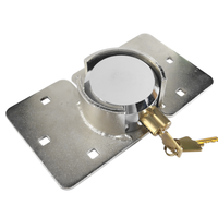 Cadenas rond dissimulé pour porte de garage, antivol, en acier robuste, étanche, clé ABA