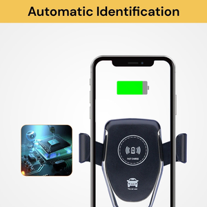Support de téléphone intelligent automatique <span class=keywords><strong>sans</strong></span> <span class=keywords><strong>fil</strong></span> 10W <span class=keywords><strong>chargeur</strong></span> de voiture rapide <span class=keywords><strong>compatible</strong></span> avec <span class=keywords><strong>iPhone</strong></span> 12 Pro Max/12 Pro/12/<span class=keywords><strong>11</strong></span>/10 comprend des écouteurs - Product Image 5