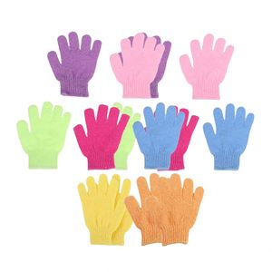 Hot Sale <b>Body</b> Scrubber Nylon Bath Glove Custom Exfoliating Gloves Bath Mitt Shower Exfoliating Gloves - Product Image 2