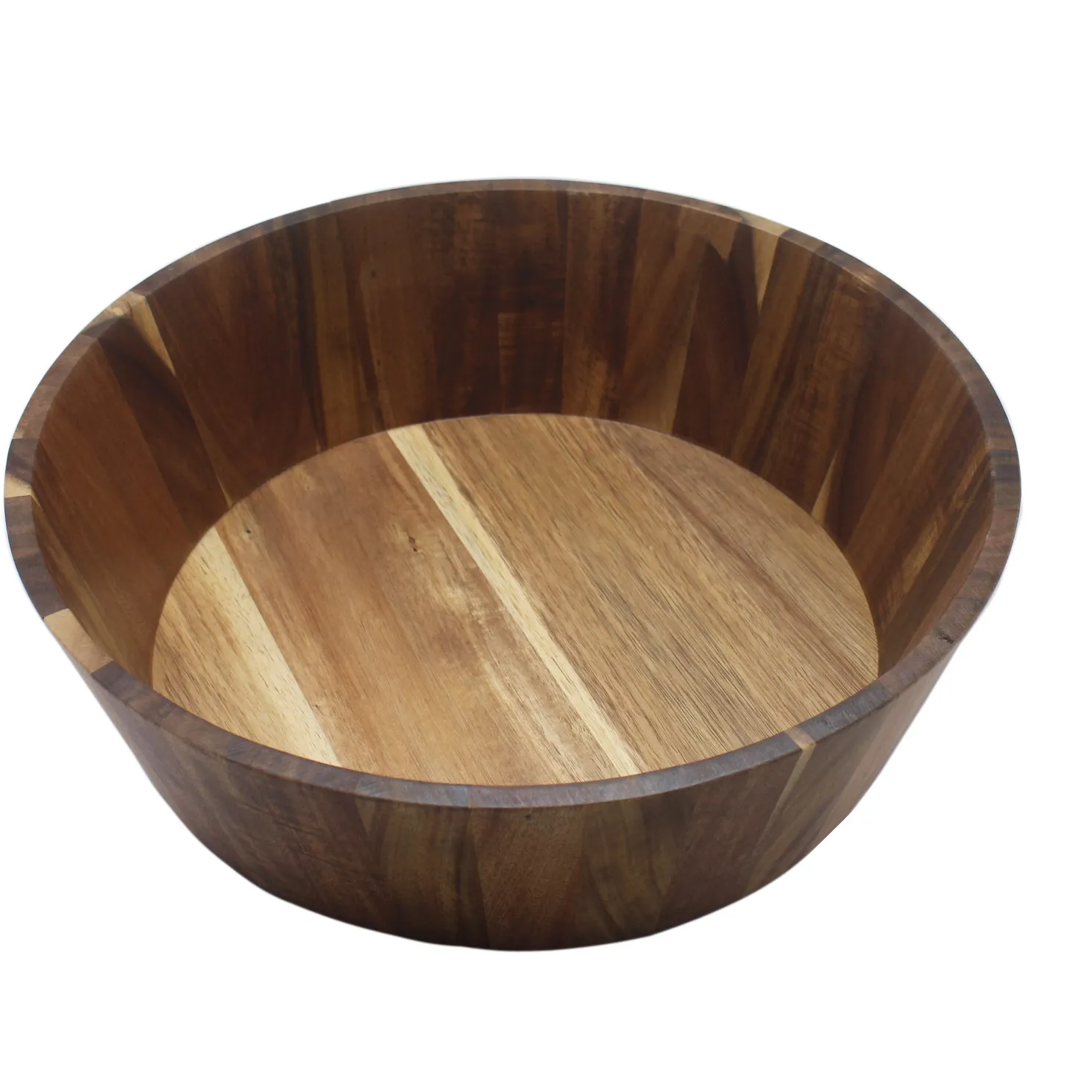 Homsense Manufacturers Wholesale Customized Design High Capacity Tray Wood Salad Bowl