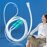 Cannule nasale en plastique souple 100% de qualité alimentaire, tube pour bouteille d'eau hydrogénée 1,5m, simple ou double collecteur, recyclable, pour voiture et extérieur
