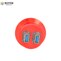 Flange KF40 Kustom Antarmuka Ganda USB 3.0 Transmisi Data Kecepatan Tinggi Peralatan Vakum Laboratorium Hermetic Feedthrough