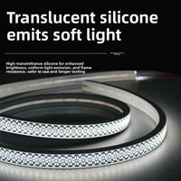 Tira de Luz LED RGB Programable, Luz de Neón de Silicona Antideslumbrante, Resistente al Agua IP67, para Iluminación Comercial y de Eventos