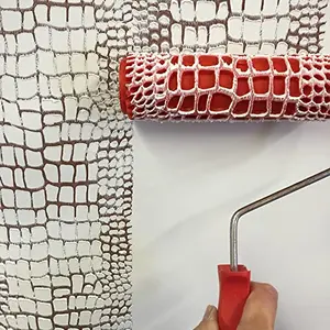 Crocodile rubber pattern 7 "texture paint roller DIY paint roller tool