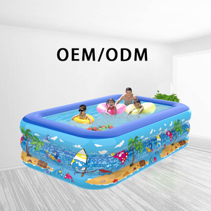 <span class=keywords><strong>Piscine</strong></span> Gonflable Portable et Durable en <span class=keywords><strong>PVC</strong></span> de 210cm pour Enfants et Familles, Activité Aquatique Amusante - Product Image 2