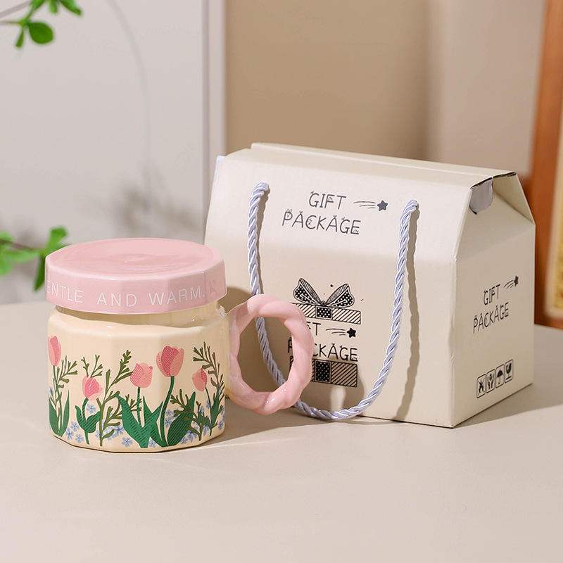 [ชุดกล่องของขวัญ] A Touch of Elegance Mug - สีชมพู