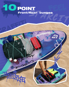 OEM Custom New Arrival Tablas Sup Inflatable Paddle Board Drop Stitch Material Standup for All Skill Levels SC13/2 ROSE D - Product Image 2