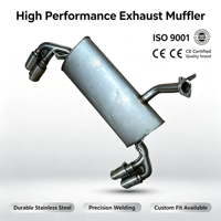 Edelstahl-Heckauspuff-Schalldämpfer-Baugruppe OEM-Passform für Geely BinYue Coolray SX11 2018-2024 Auspuffanlage Auto-Ersatzteile