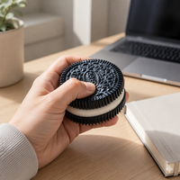 Jouet anti-stress souple style Oreo, sans BPA, non toxique, vente en gros pour le marché mondial