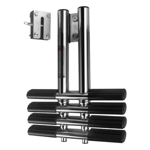 <span class=keywords><strong>Escalera</strong></span> de <span class=keywords><strong>buceo</strong></span> con bisagra de 4 escalones y 3 escalones de acero inoxidable 316 <span class=keywords><strong>para</strong></span> aplicaciones marinas en barcos y piscinas - Product Image 5