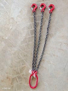 Eslinga de elevación de una sola pieza con cadena de grado 80 y gancho de seguridad - Product Image 6