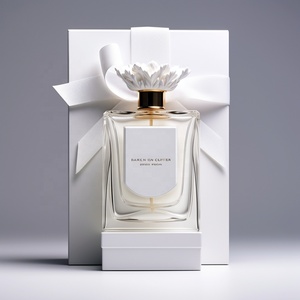 Usine en gros personnalisé de haute qualité de luxe minimaliste parfum emballage Carton boîte en fer blanc bouteille de parfum ensemble - Product Image 3