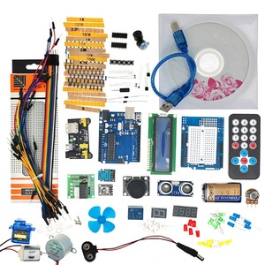 Kit de Inicio DH Super con Placa de Pruebas, Pantalla 1602 IIC, Juego de Cables Jumper R3 para Arduino UNO con Tutorial, Kits Educativos - Product Image 1