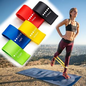 Latex Rubber Elastic Loop Resistance <b>Bands</b> 5pcs Suit Yoga Gym Stretching Workout Hip <b>Bands</b> for Fitness,<b>exercise</b>,physical Therapy - Product Image 4