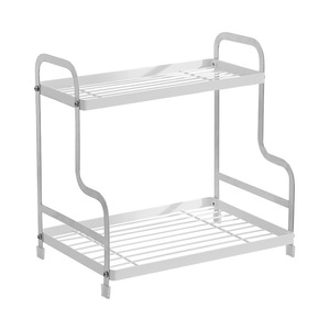 ชั้นวางของสแตนเลสแบบตั้งโต๊ะพร้อมที่จับสำหรับเครื่องปรุงในครัว - Product Image 1