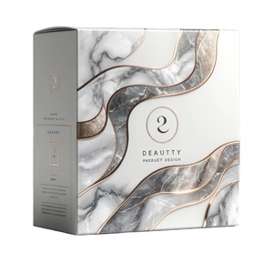 Caja de cosméticos con patrón de mármol de lujo, papel de 3mm de espesor, crema facial en relieve, limpiador Facial, loción para el cuidado de la piel, crema para los ojos, regalo - Product Image 1