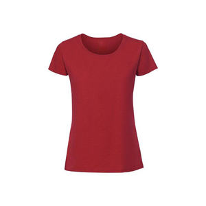 Femmes été nouvelle rue mode col rond grande taille T-shirt personnalisé en gros pas cher prix à manches courtes imprimé uni teint pour - Product Image 2