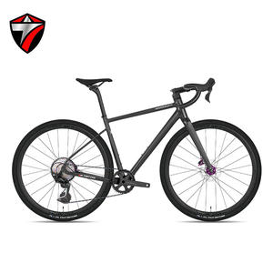 Vélo de route en aluminium, vélo de gravier tout-terrain, vélo d'endurance en alliage d'aluminium, frein à disque, 12 vitesses, vélo de gravier complet pour hommes - Product Image 1