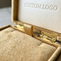 Boîte à bijoux de luxe Lipack à double porte, en carton rigide nacré, avec intérieur en velours matelassé pour montre