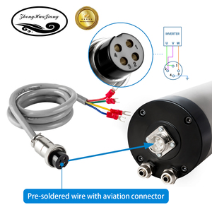 Low Noise 2.2KW ER20 Water Cooled CNC Spindle Motor 110V/220V/380V CE Standard With VFD Kit For CNC Router <b>Engraving</b> <b>Machine</b> - Product Image 4