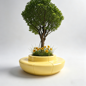 Chaises en FRP écologiques au design moderne pour les bibliothèques scolaires et les sièges extérieurs - Product Image 1
