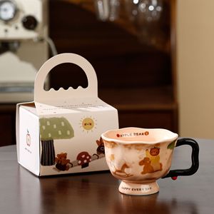 Taza <span class=keywords><strong>de</strong></span> Café <span class=keywords><strong>de</strong></span> Cerámica Linda <span class=keywords><strong>para</strong></span> <span class=keywords><strong>Mujer</strong></span>, Taza Elegante <span class=keywords><strong>para</strong></span> Beber en Casa u Oficina, Taza <span class=keywords><strong>para</strong></span> <span class=keywords><strong>Desayuno</strong></span> con Avena, <span class=keywords><strong>Regalo</strong></span> Ideal - Product Image 1