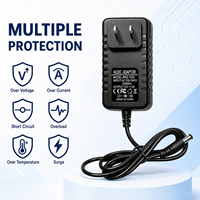 Prix d'usine Adaptateur secteur 12V 2A 24W AC/DC, alimentation à découpage personnalisable (normes US, EU, UK, AU) pour lampe LED