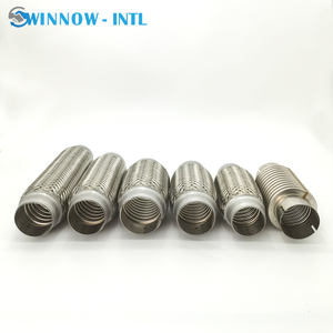 סיטונאי גמיש פליטה גמיש רכב צינור פליטה בלו עם צמה פנימית/פטמה/משתלבים/רשת צמת/מקורבות - Product Image 6